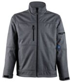 Chaqueta Free Action Line Expert Manga Larga Hombre color Gris/Negro