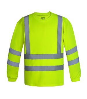 Polera DryFit Manga Larga Hombre color Amarillo
