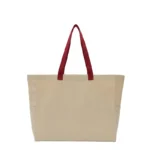 Tote bag de algodón reciclado con asas largas y cuerpo amplio