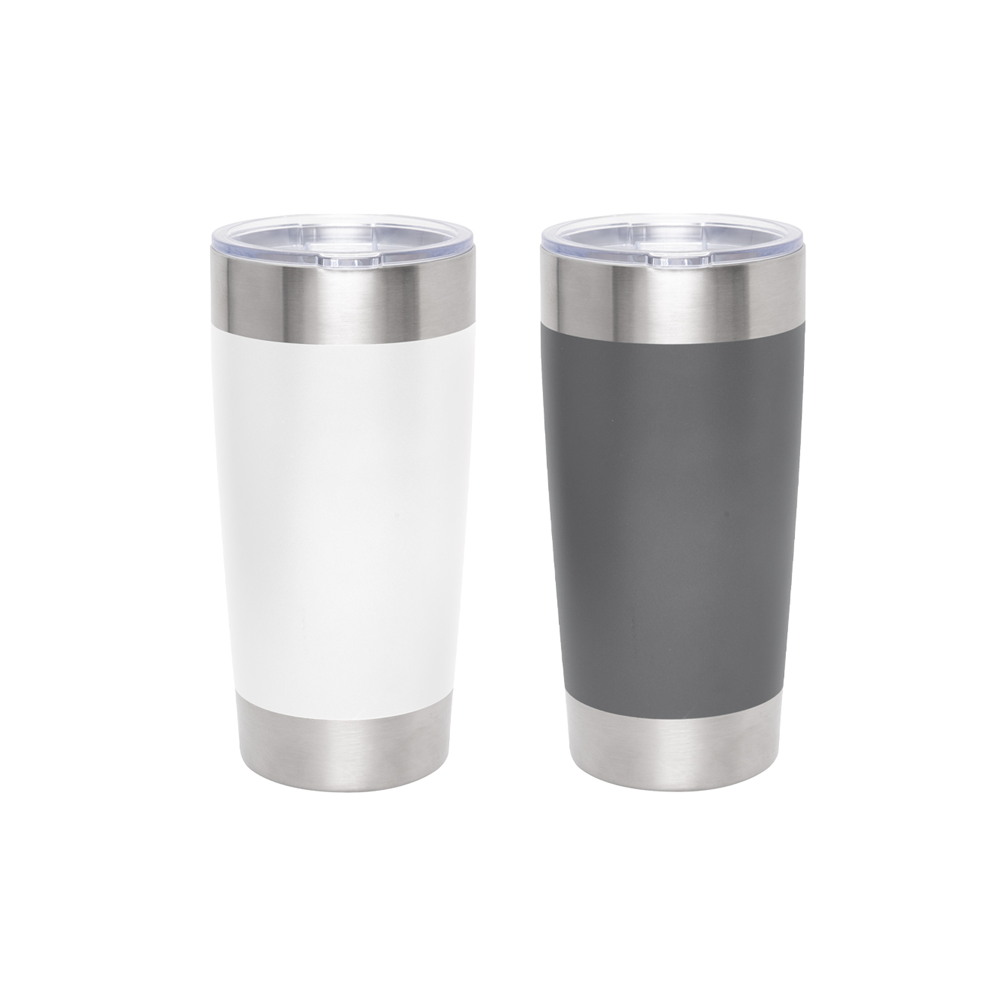 Mug térmico VETRO en colores blanco y gris